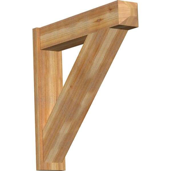 Ekena Millwork Traditional Rough Sawn Craftsman Outlooker, Western Red Cedar, 8"W x 38"D x 38"H OUT08X38X38TRA04RWR - main